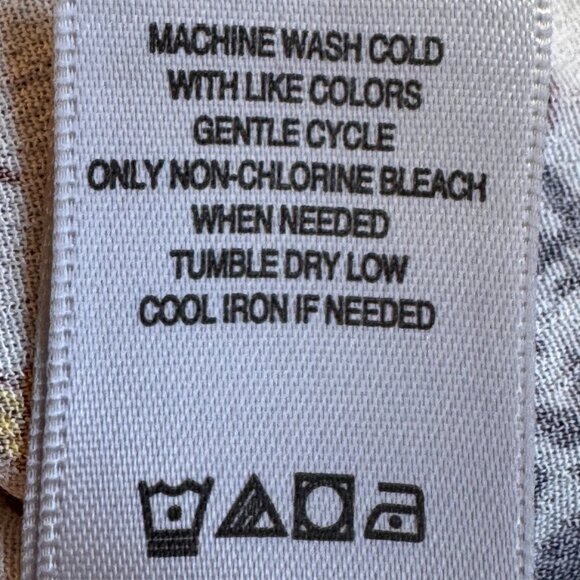 John Mark Patchwork Print Tunic Button Front Shirt Multicolor Women Plus Size 1X - Picture 11 of 12